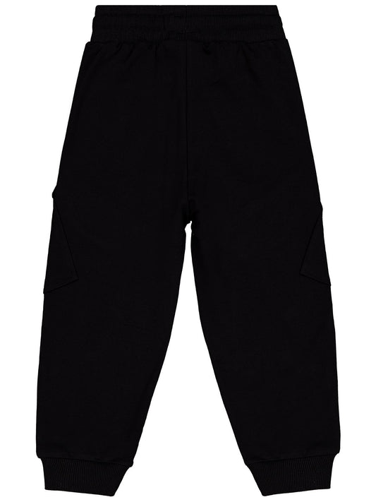 Civil Boys Kargo Cepli Etiketli 6-9 Yaş Eşofman Altı - Siyah