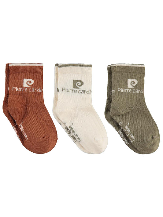 Pierre Cardin Extra Cotton Erkek Çocuk Soket Çorap | Okul Kreş ve Günlük Kullanım