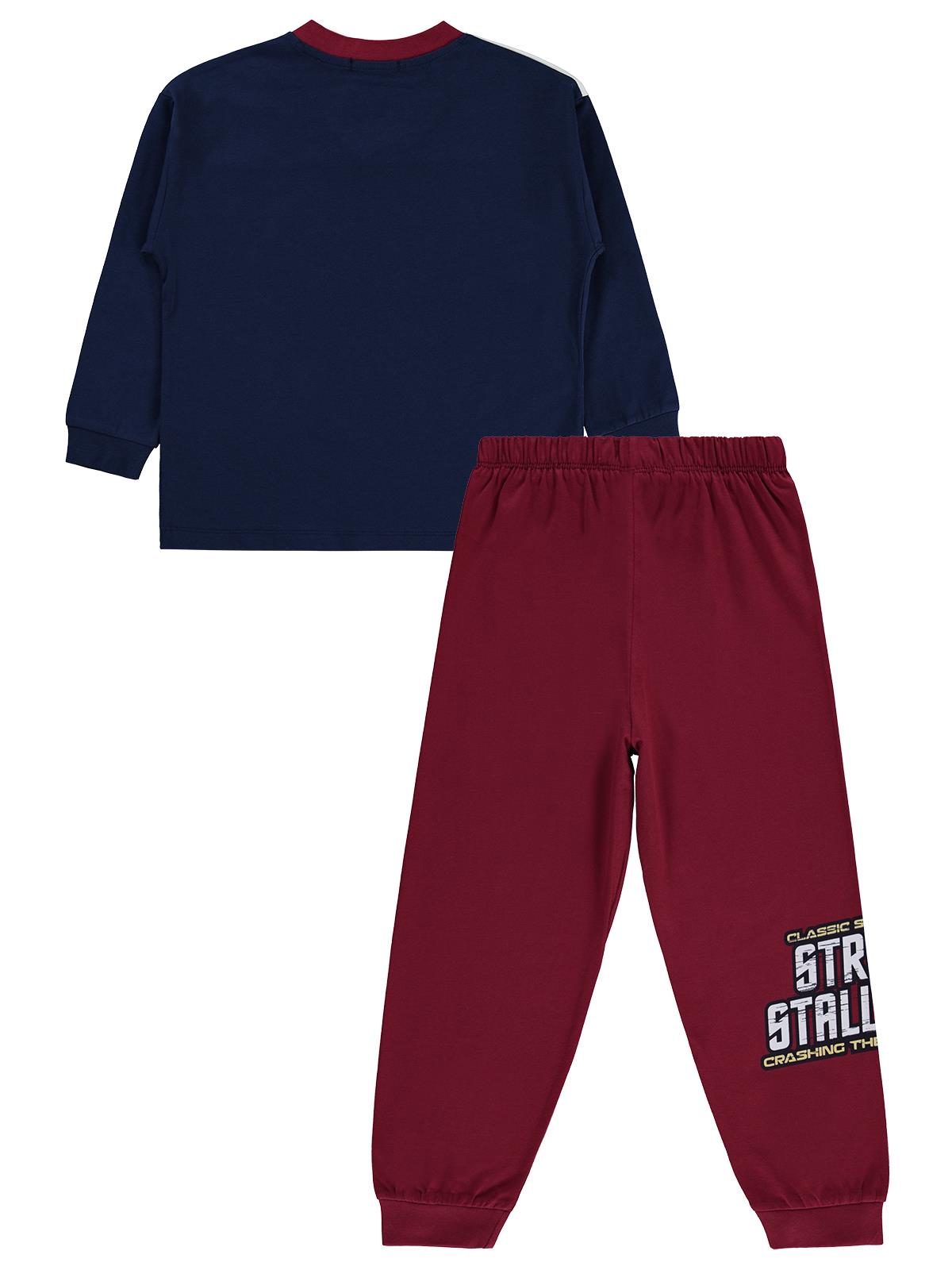 Civil Boys Araba Baskılı 6-9 Yaş Pijama Takımı - Lacivert