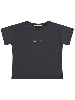 Civil Girls 2-5 Yaş Tişört - Gri