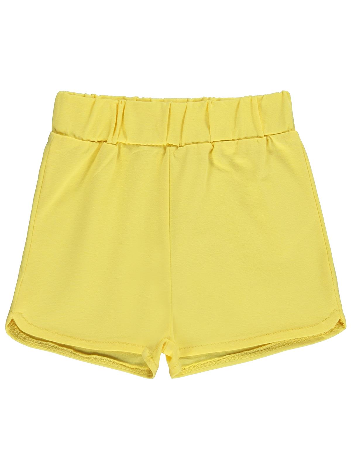 Civil Baby Düz Basic 6-18 Ay Şort  - Sarı