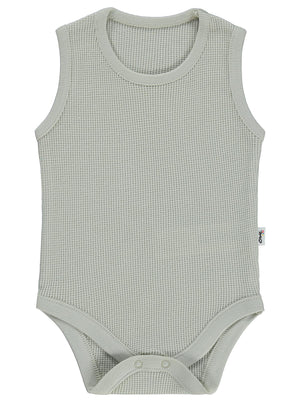 Civil Baby Basic 3-18 Ay Çıtçıtlı Badi - Bej
