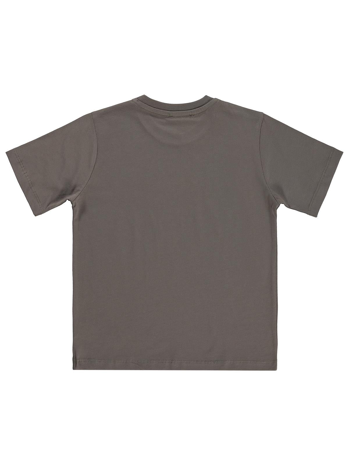 Civil Boys Basic Surf Etiketli 6-9 Yaş Tişört - Kahverengi