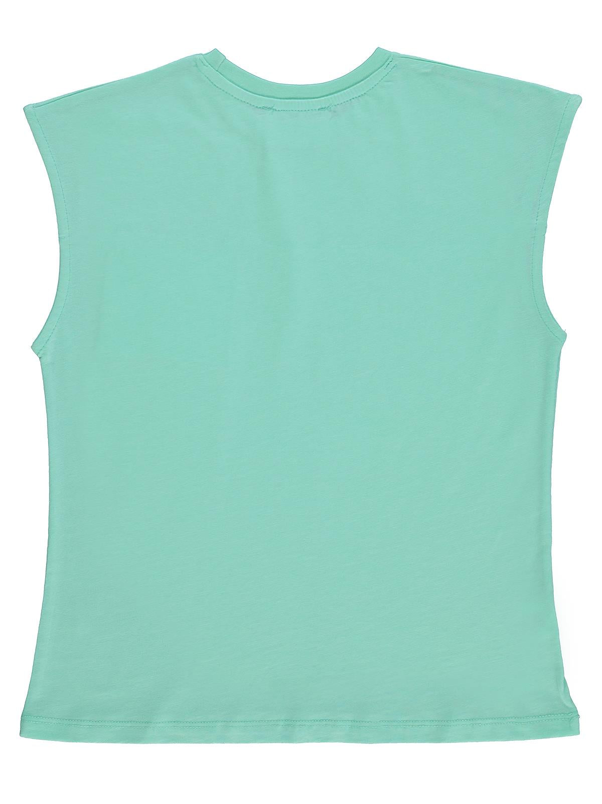 Civil Boys Basic Sıfır Kol 6-9 Yaş Tişört - Yeşil
