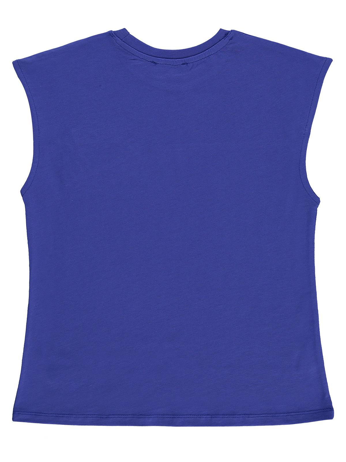 Civil Boys Basic Sıfır Kol 6-9 Yaş Tişört - Mavi