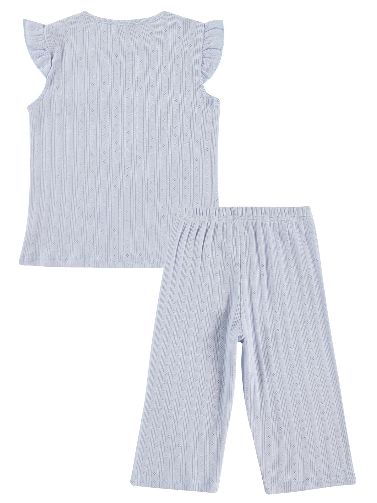 Civil Girls Kaprili 6-9 Yaş Pijama Takımı - Mavi