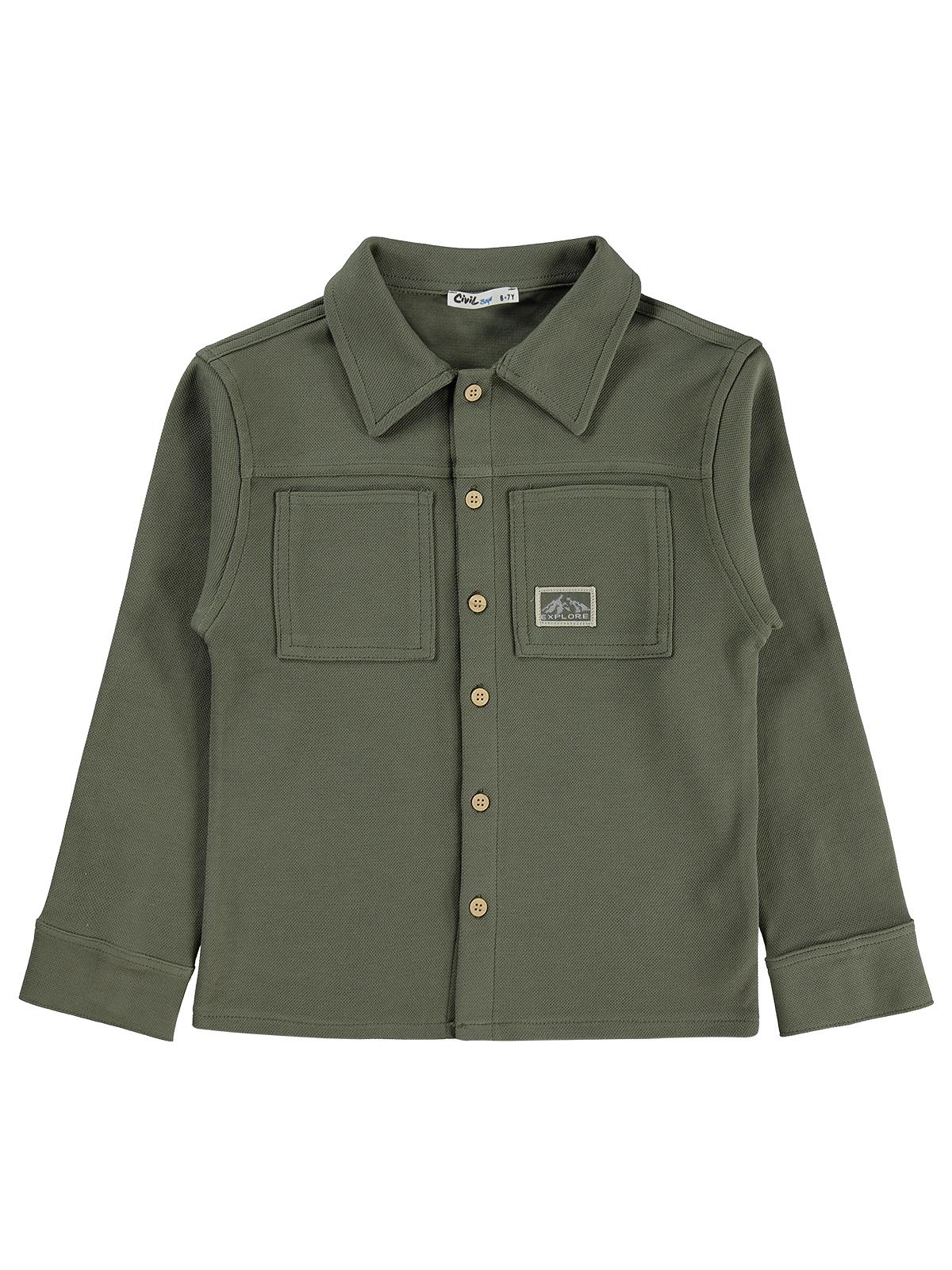 Civil Boys Basic 6-9 Yaş Gömlek - Haki