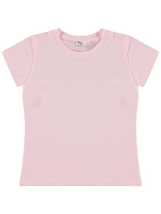 Civil Girls Basic 2-5 Yaş Tişört - Pembe