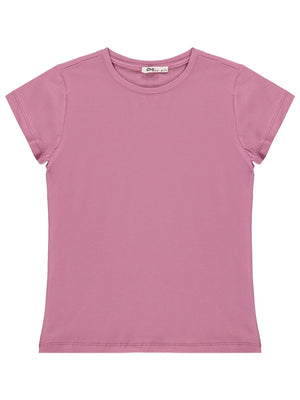 Civil Girls Basic 10-13 Yaş Tişört - Pembe