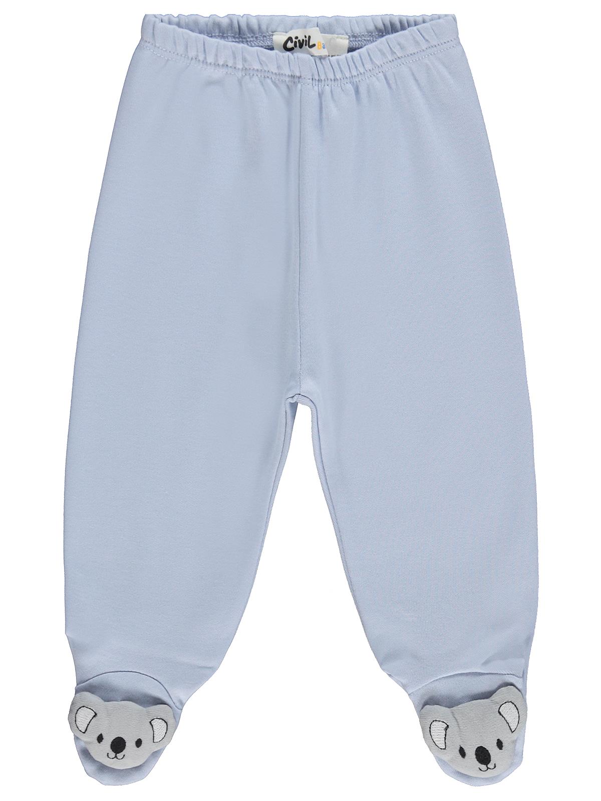 Civil Baby Oyuncaklı 1-9 Ay Tek Alt Bebe - Mavi