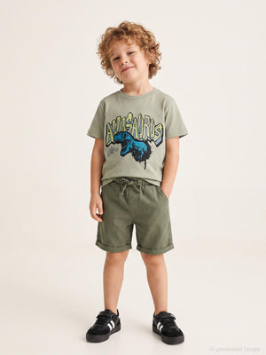 Civil Boys Basic 2-5 Yaş Kapri - Haki