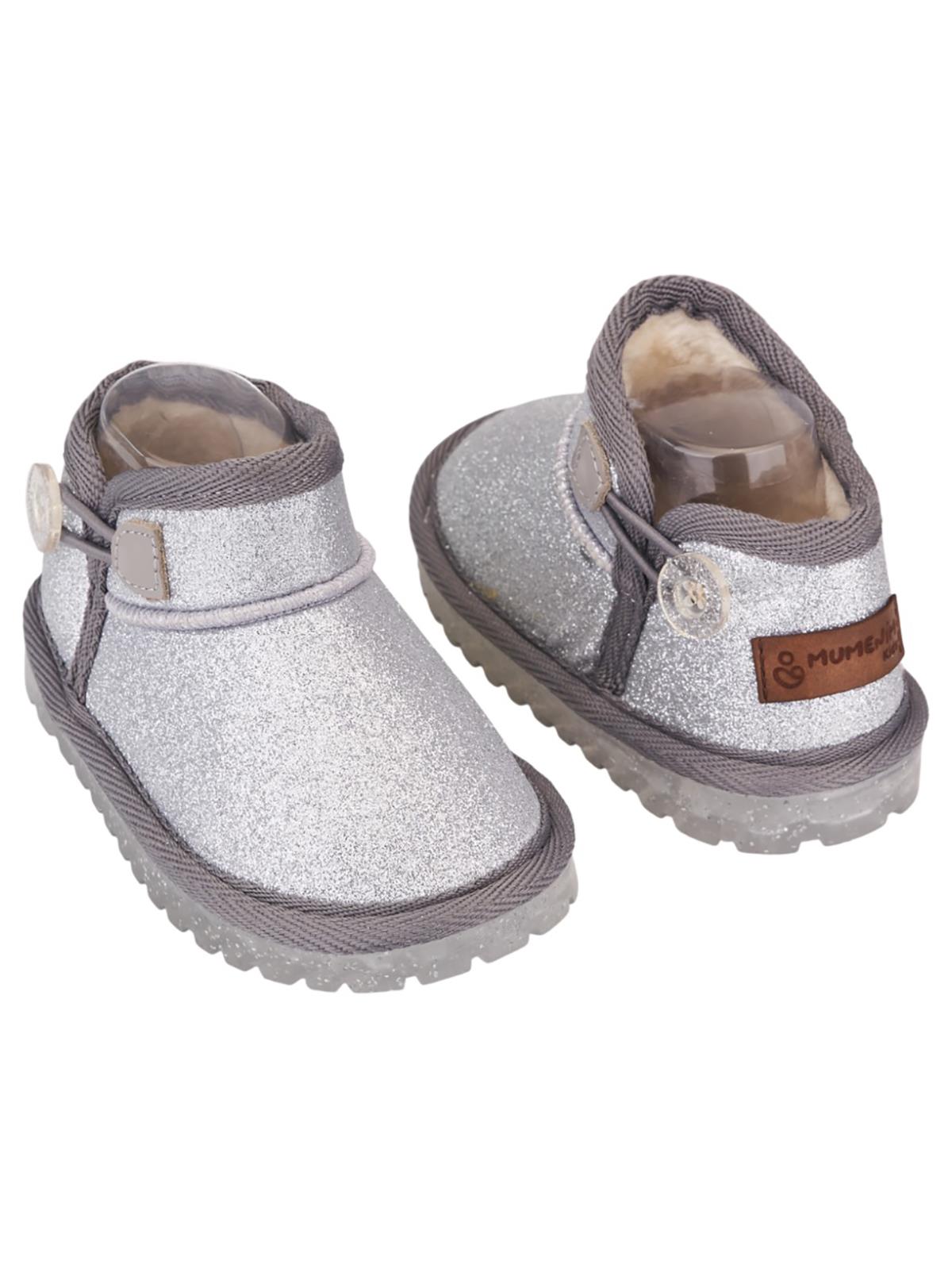 Mumenim Baby Aurora Simli 20-25 Numara Bot - Gri