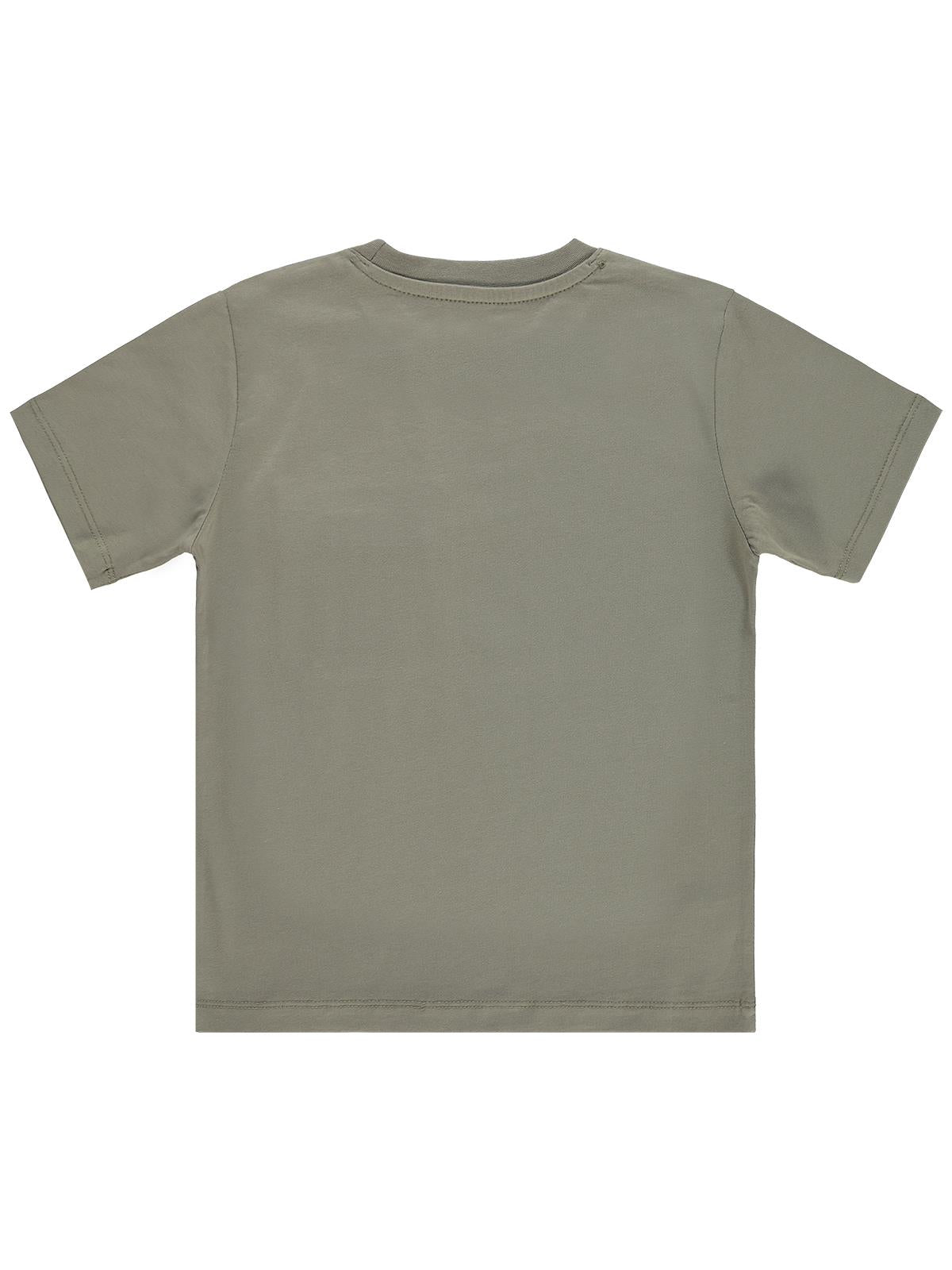 Civil Boys Önü Cepli 6-9 Yaş Tişört - Gri