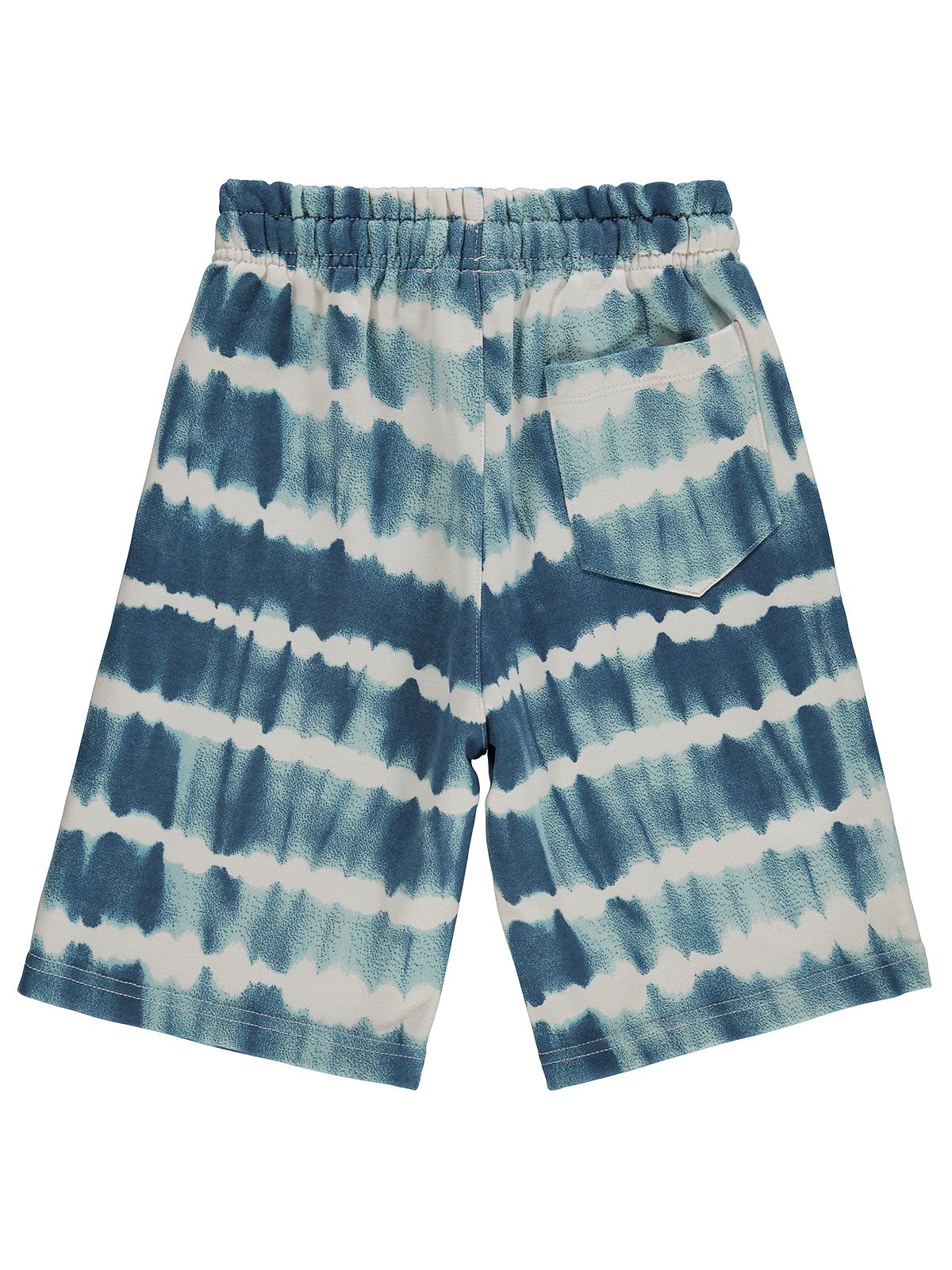 Civil Boys Batik Desenli 10-13 Yaş Şort - Yeşil