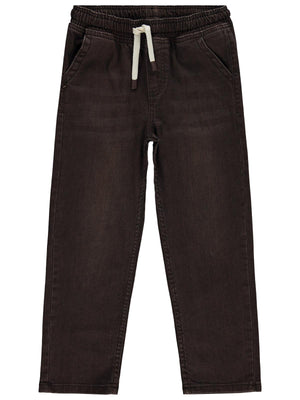 Civil Boys Bağcıklı Basic 6-9 Yaş Pantolon - Kahve