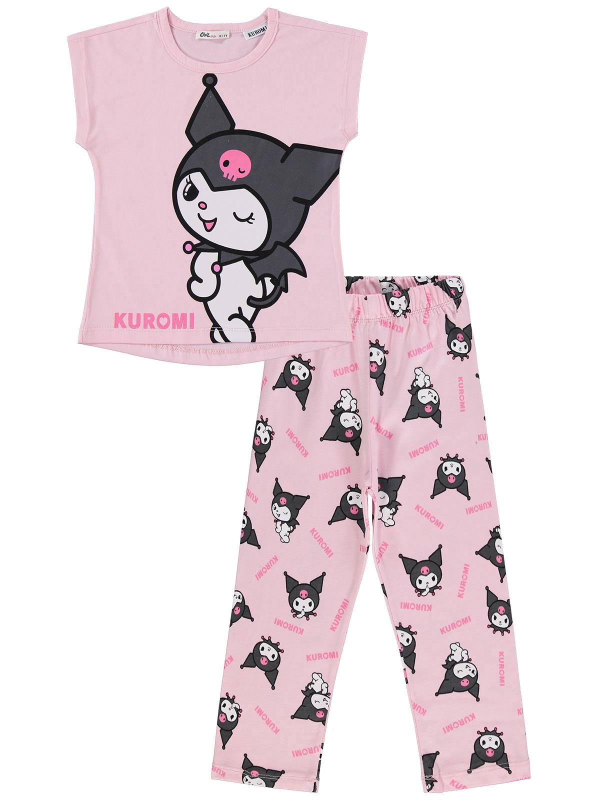 Kuromi 10-13 Yaş Pijama Takımı - Pembe