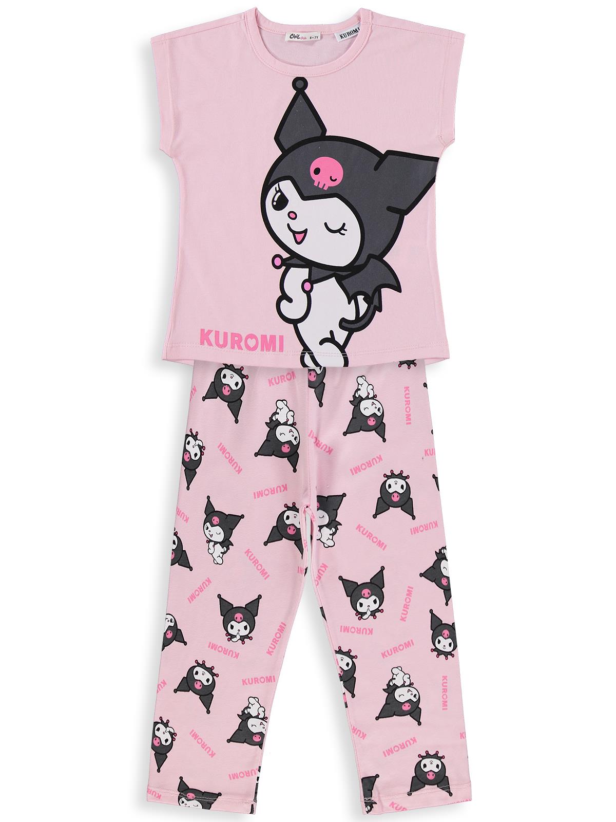 Kuromi 10-13 Yaş Pijama Takımı - Pembe