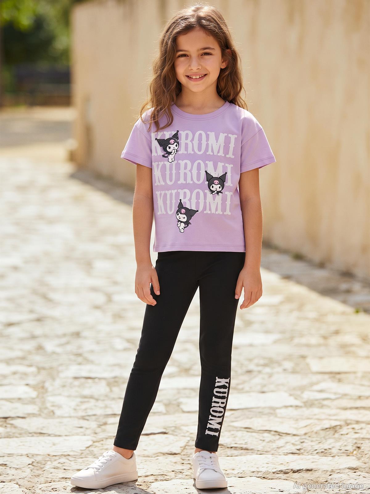 Kuromi 6-9 Yaş Takım - Lila-Siyah