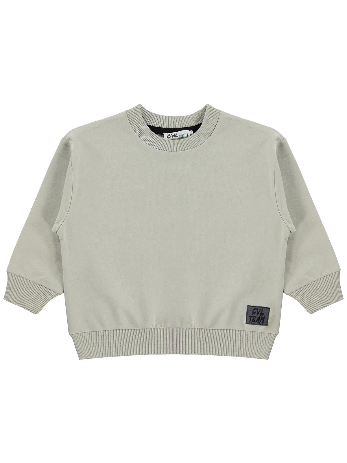 Civil Boys Armalı 2-5 Yaş Sweatshirt - Bej