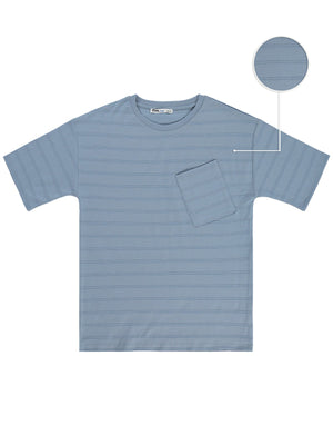 Civil Boys Basic Önü Cepli 6-9 Yaş Tişört - Mavi