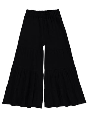 Civil Girls Kat Kat Parçalı 10-13 Yaş Pantolon - Siyah