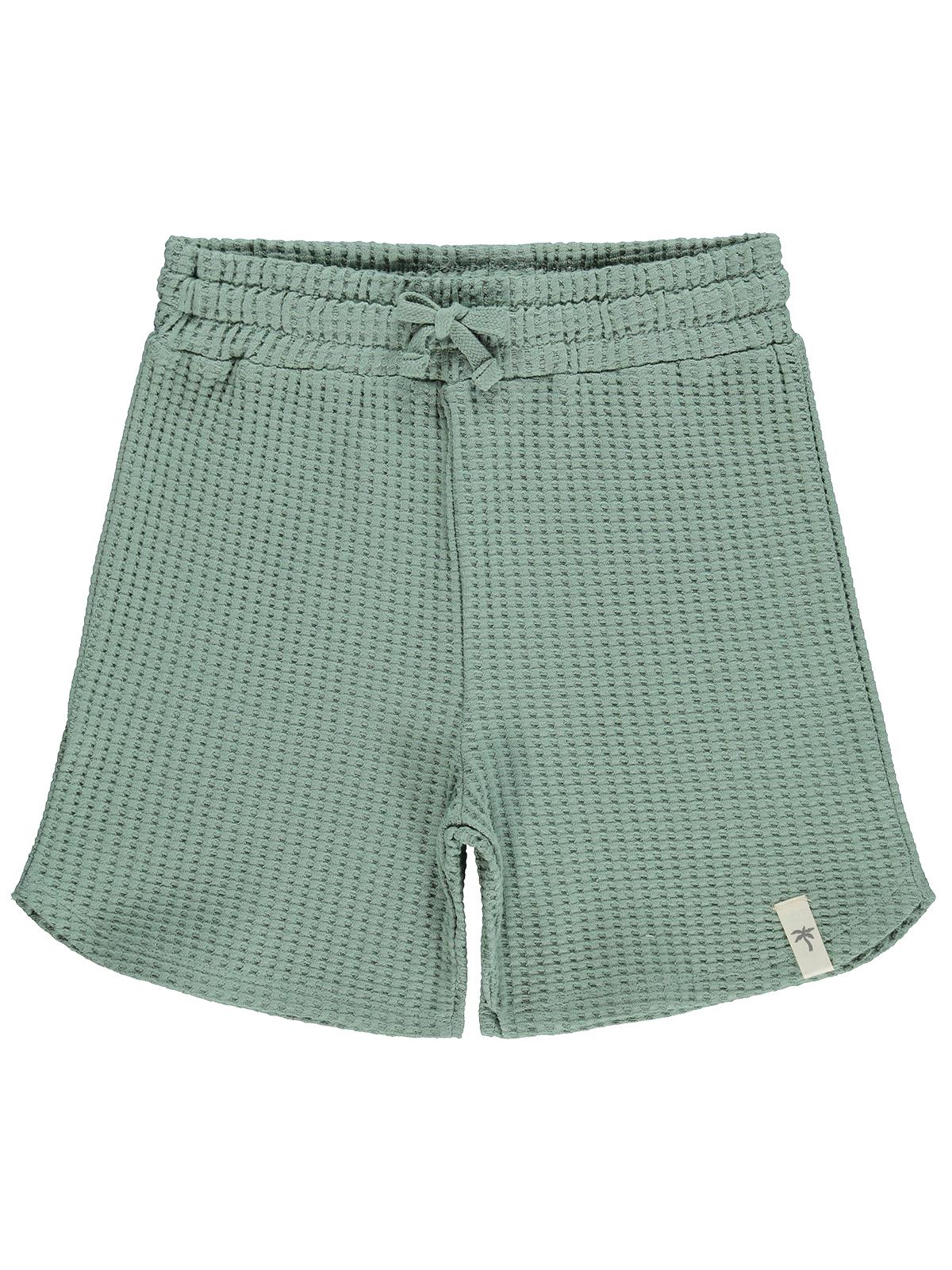 Civil Boys Basic Waffle 10-13 Yaş Şort - Yeşil