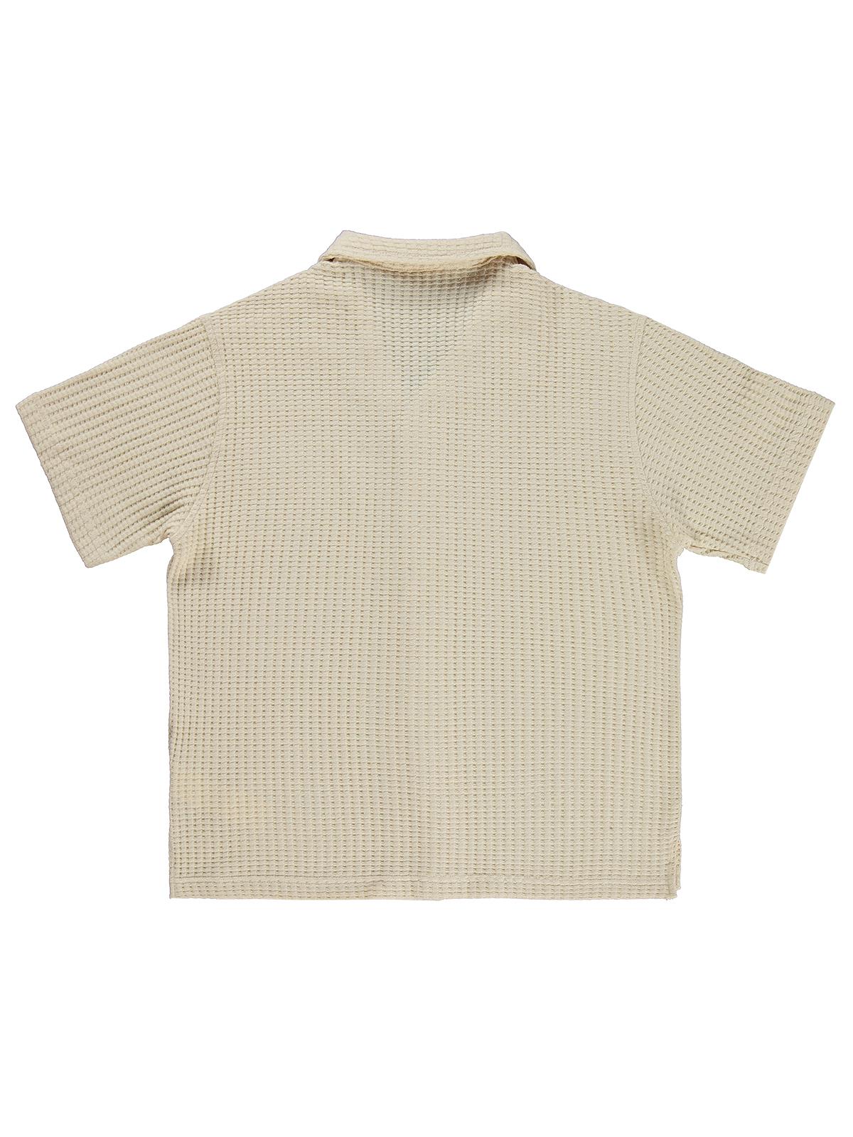 Civil Boys Basic Waffle 10-13 Yaş Gömlek - Kahverengi