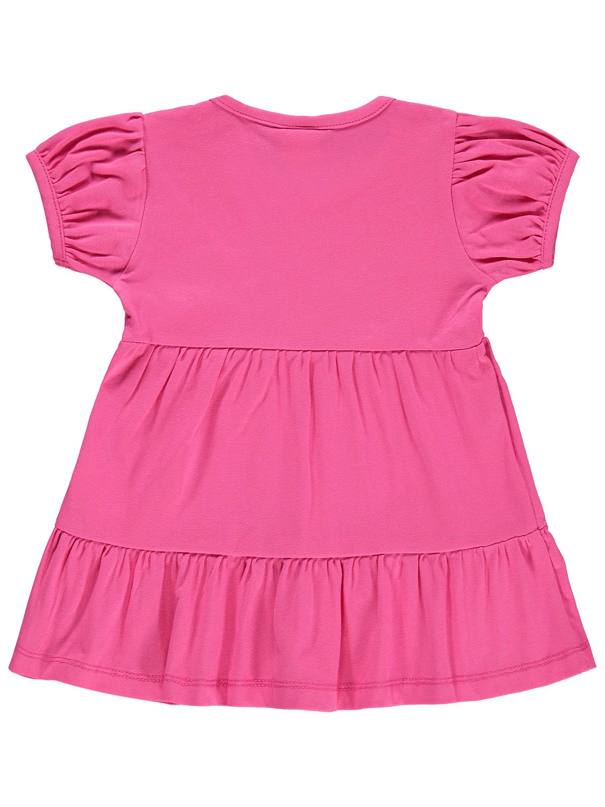 Civil Baby Sim İpli Nakış 6-18 Ay Jile ve Elbise - Fusya