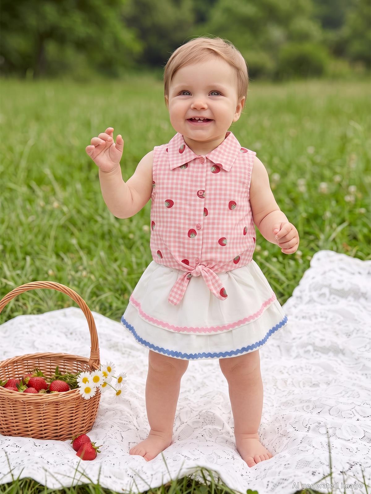 Civil Baby Volanlı Katlı 6-18 Ay Etek - Ekru