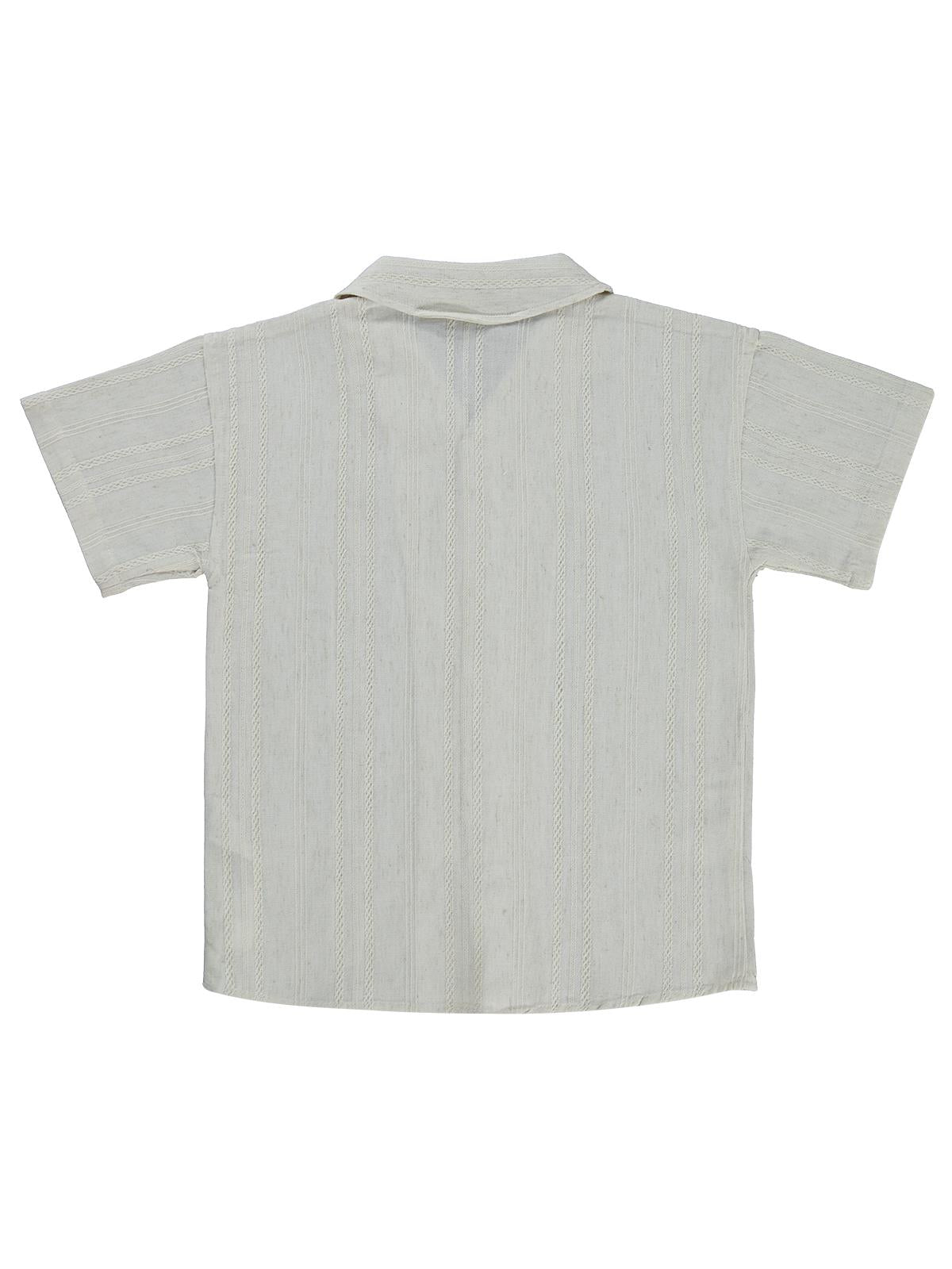 Pierre Cardin Tatil Yaka 10-12 Yaş Gömlek - Bej