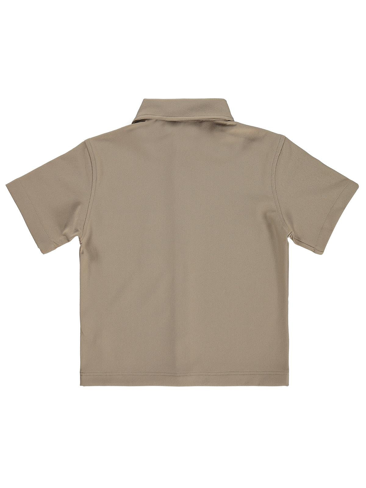 Pierre Cardin Erkek Çocuk Tek Cepli 2-5 Yaş Gömlek - Bej
