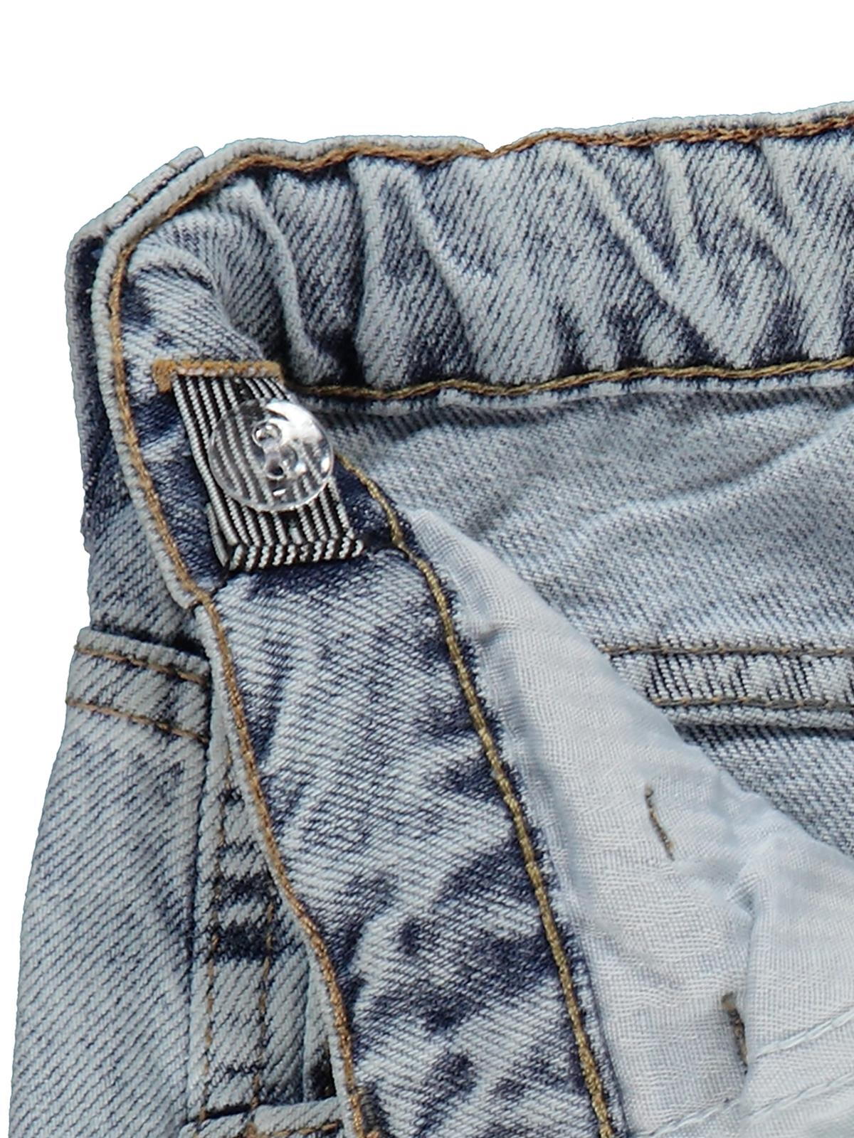 Civil Boys Yan Cepli Baggy Kalıp 10-13 Yaş Pantolon Kot - Mavi