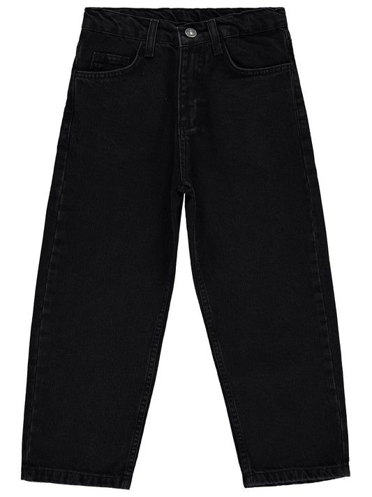 Civil Boys Baggy Kalıp 6-9 Yaş Pantolon Kot - Siyah
