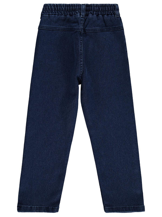 Civil Boys Beli Lastikli Jogger 6-9 Yaş Pantolon Kot - Mavi