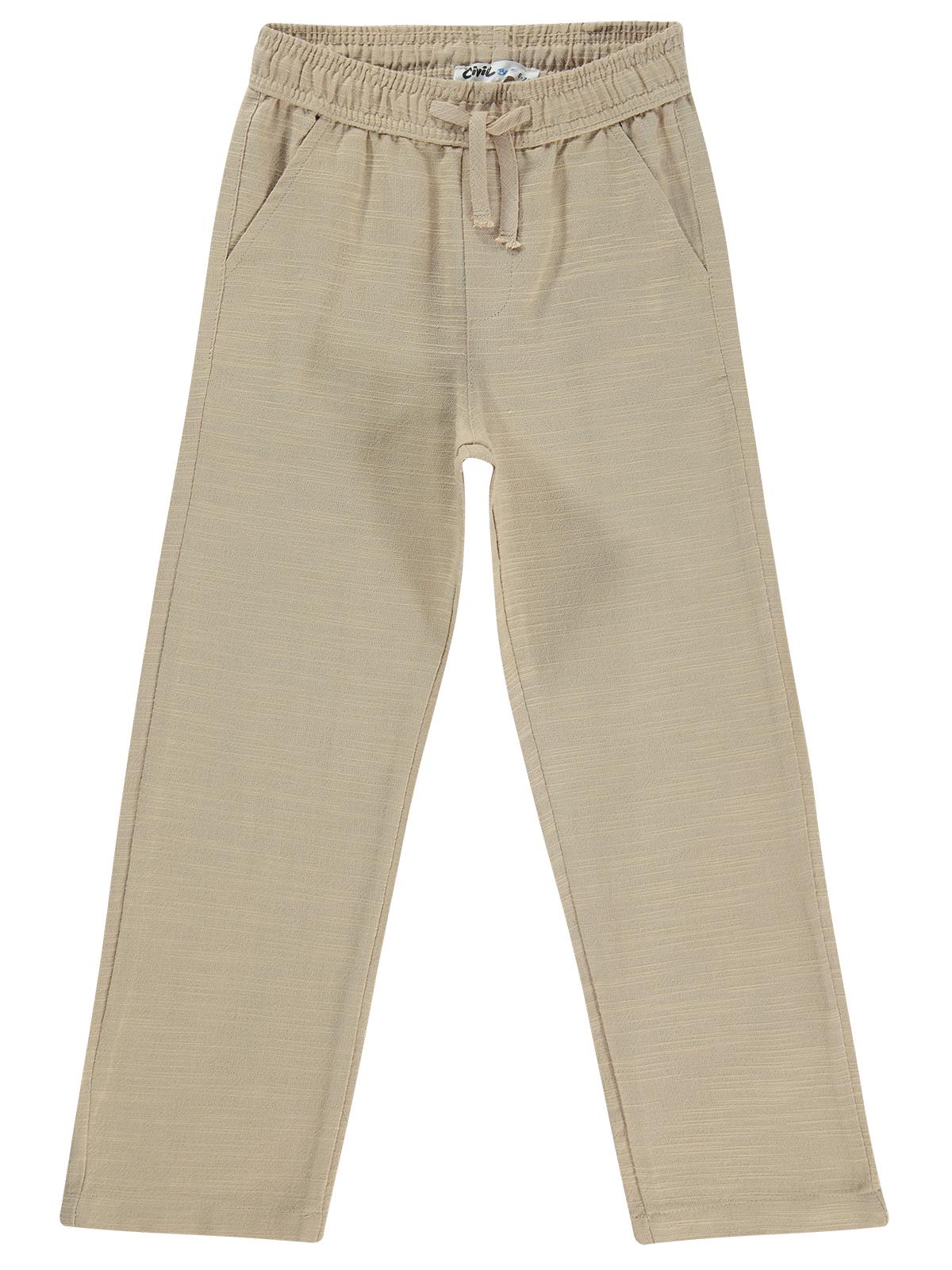 Civil Boys Flamlı Chino 10-13 Yaş Pantolon - Bej