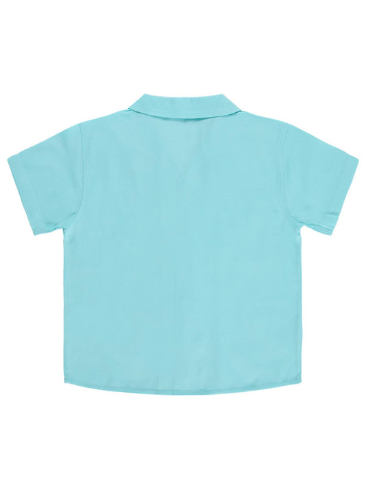 Civil Boys Basic Tatil Yaka 6-9 Yaş Gömlek - Yeşil
