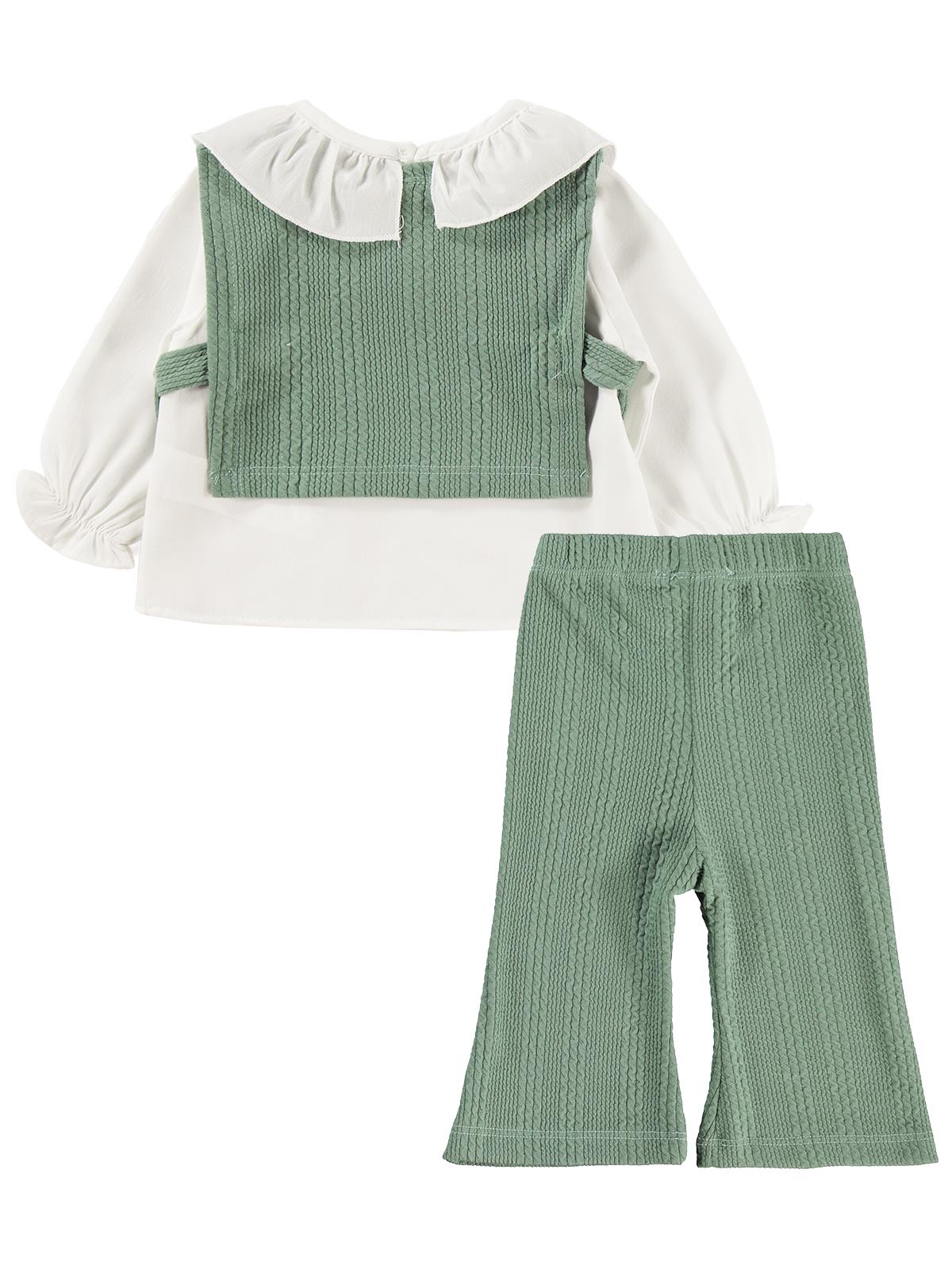 Civil Baby Bebe Yakalı 6-18 Ay Takım - Yeşil