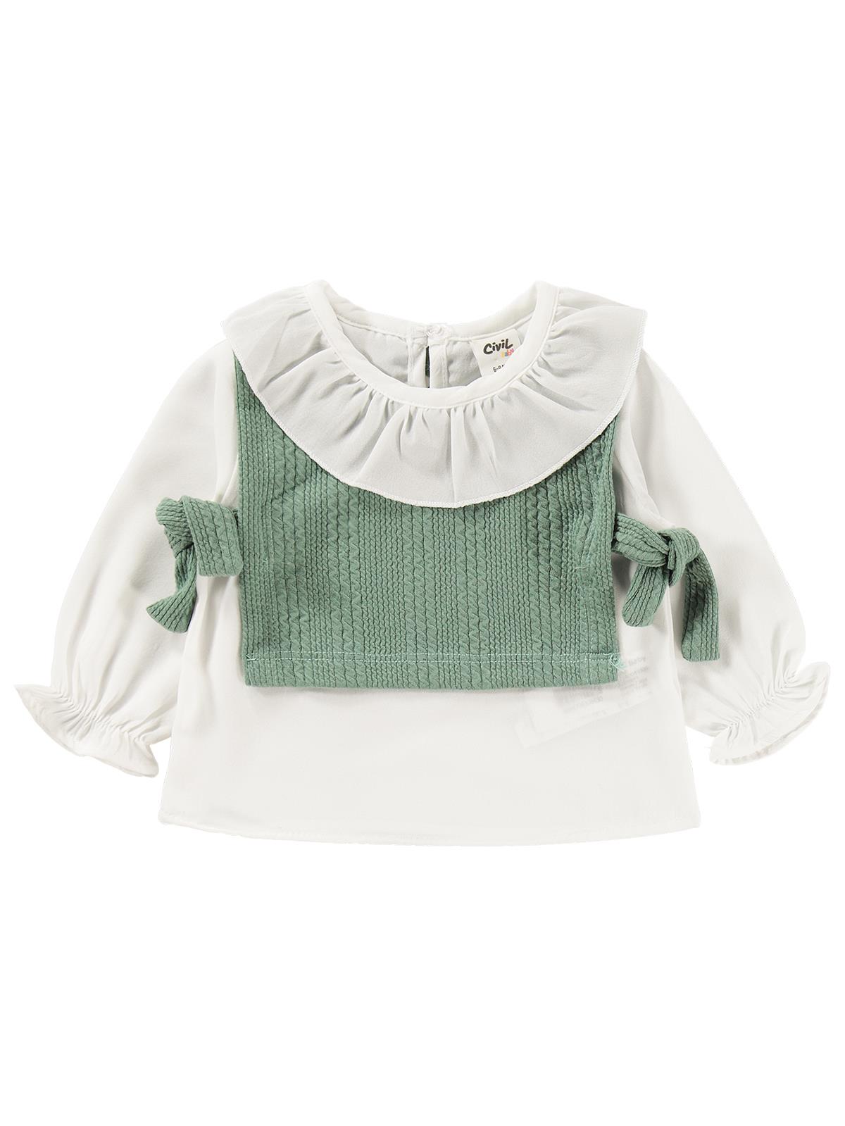 Civil Baby Bebe Yakalı 6-18 Ay Takım - Yeşil