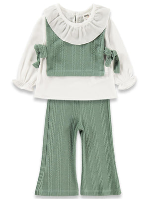 Civil Baby Bebe Yakalı 6-18 Ay Takım - Yeşil
