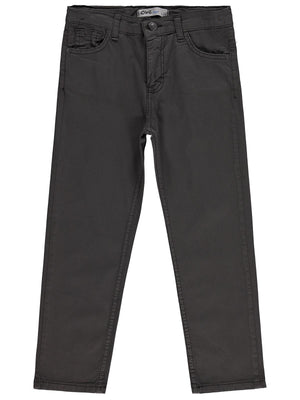 Civil Boys Erkek Çocuk 5 Cep Basic 10-13 Yaş Pantolon - Kahverengi
