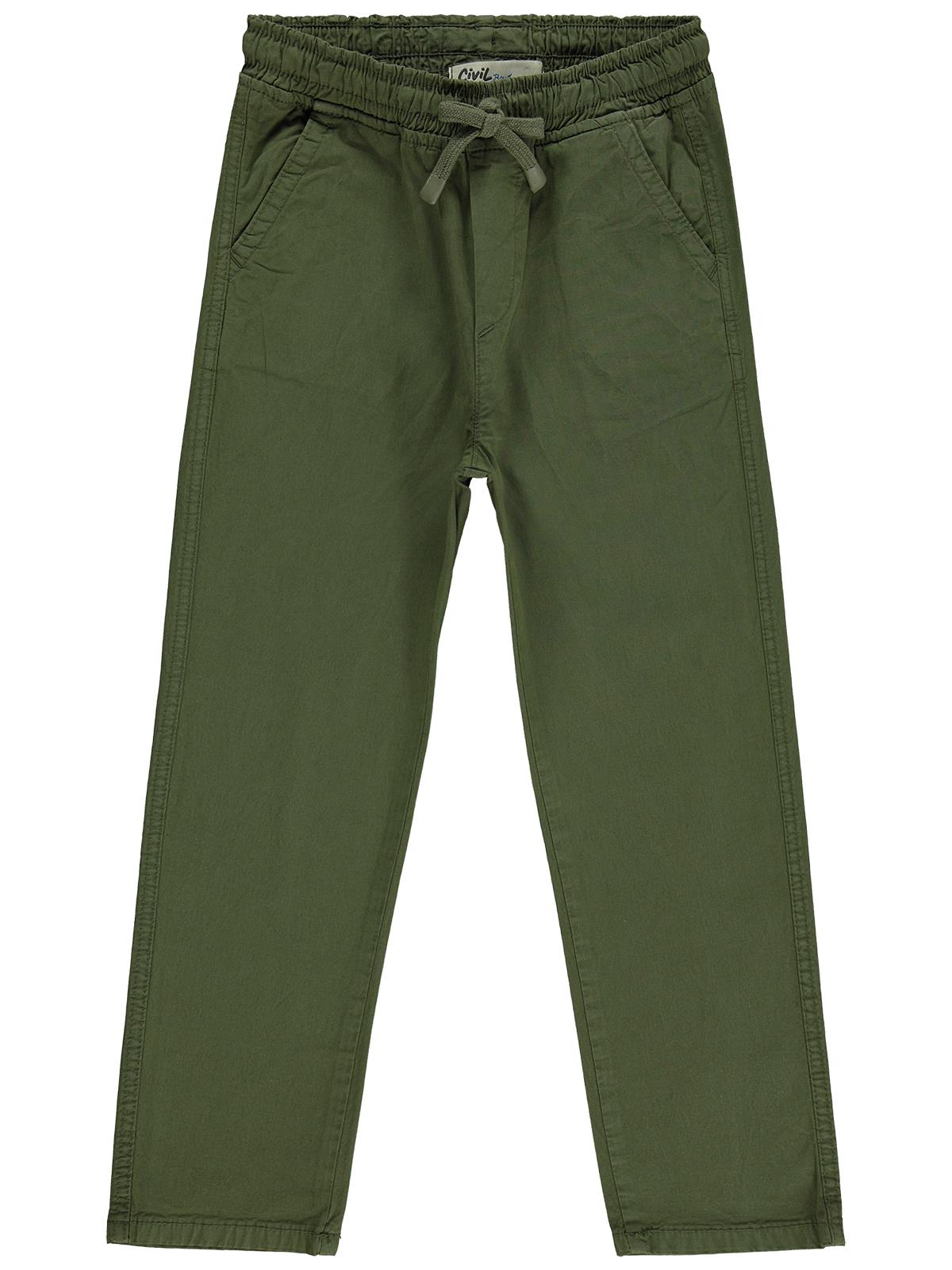 Civil Boys Beli Lastikli 6-9 Yaş Pantolon - Haki