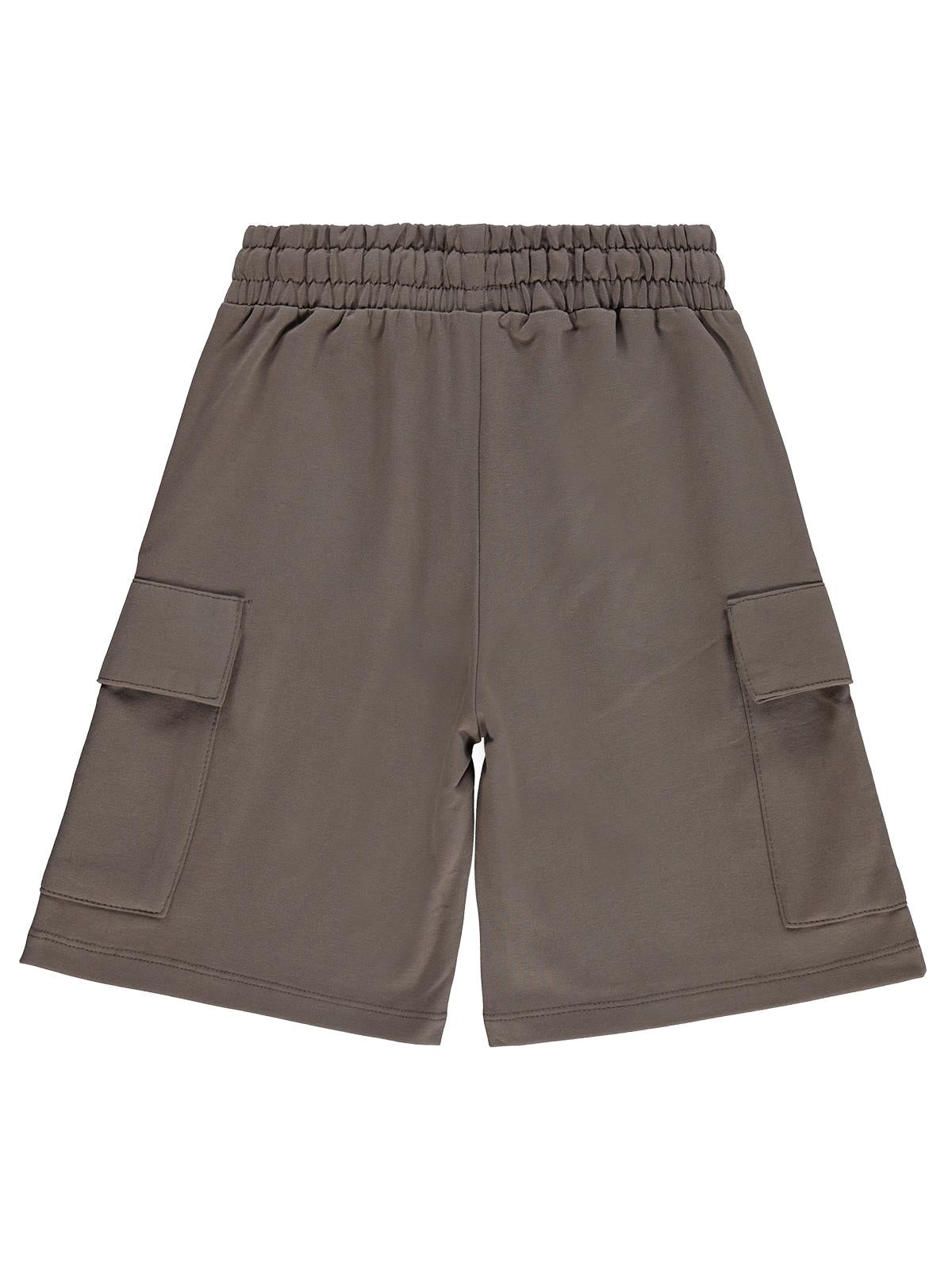 Civil Boys Basic Kargo Cepli  10-13 Yaş Kapri - Kahverengi