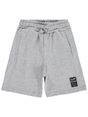 Civil Boys Basic Have Fun Baskılı 6-9 Yaş Şort - Gri