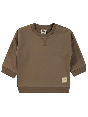 Civil Baby Civil Basic Timeless 6-18 Ay Sweatshirt - Kahverengi