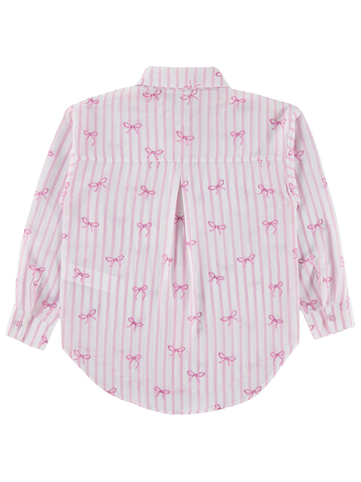 Civil Girls Fiyonk Baskılı 10-13 Yaş Gömlek - Pembe