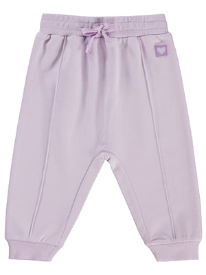 Civil Baby Civil Basic Kalp Etiketli 6-18 Ay Eşofman Altı - Lila