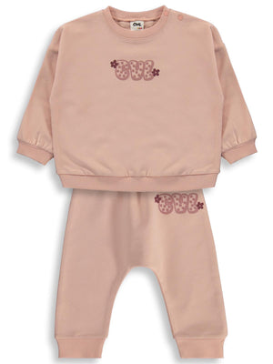 Civil Baby CVL Baskılı Basic 6-18 Ay Takım - Pembe