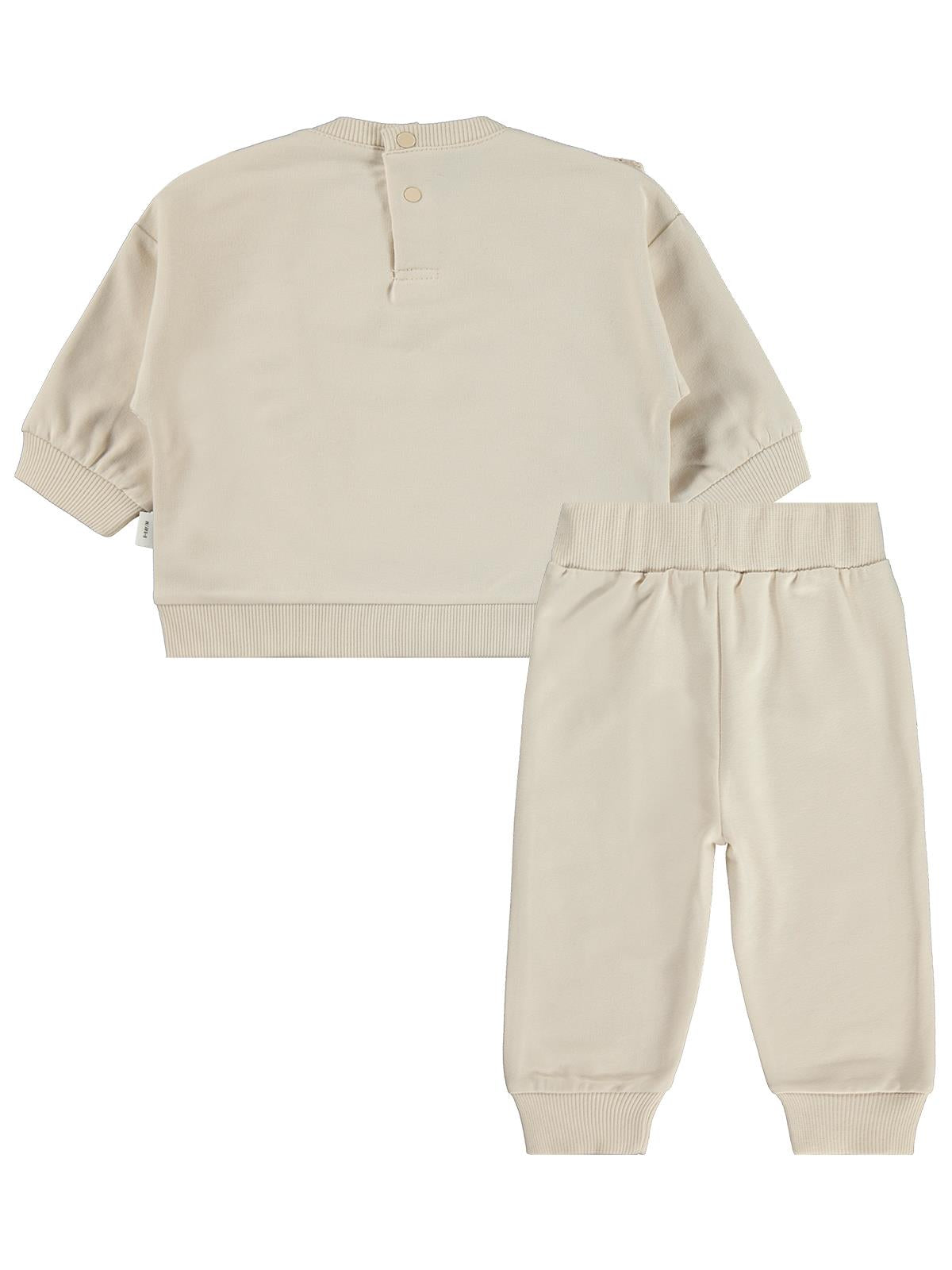 Civil Baby Fırfırlı Basic 6-18 Ay Takım - Bej