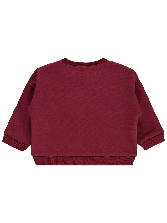 Civil Baby Aslan Nakışlı 6-18 Ay Sweatshirt - Bordo