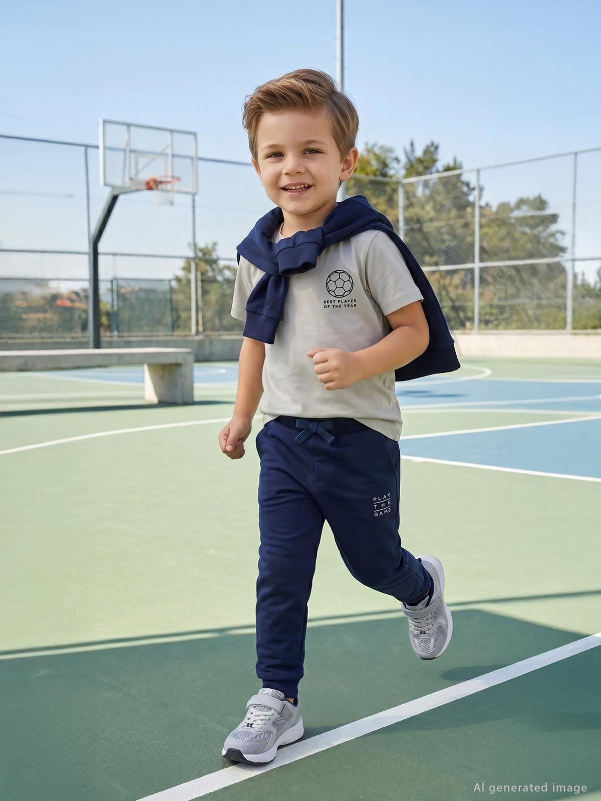 Civil Sport Terra Flt 31-36 Numara Spor Ayakkabı - Gri